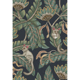 COLE & SON 119/7034.CS.0 BUSH BABY TEAL&OCHRE/INK Wallpaper - Eade's Wallpaper