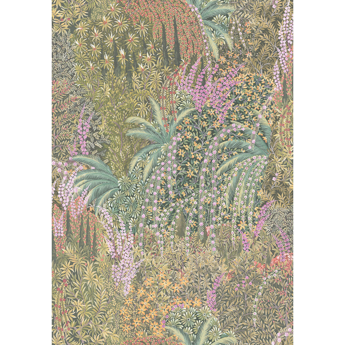 COLE & SON 120/5015.CS.0 CASCADE SOFT OLIVE & SAGE Wallpaper - Eade's Wallpaper