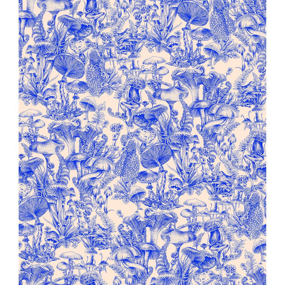 COLE & SON 122/1002.CS.0 FUNGI FOREST NAVY Wallpaper - Eade's Wallpaper