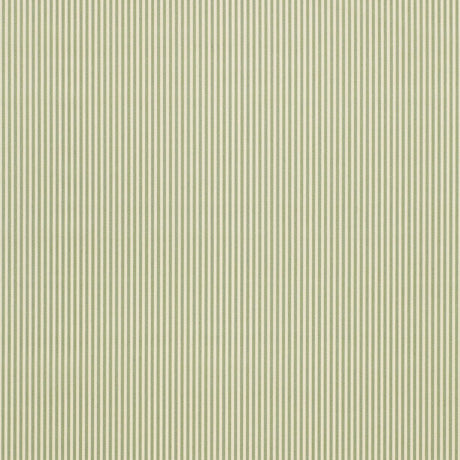 Schumacher Newport Poplin Stripe Aqua Fabric - Eade's Wallpaper