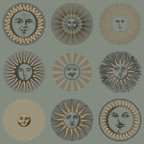 COLE & SON 123/1003.CS.0 SOLI SAGE & ROSE GOLD Wallpaper - Eade's Wallpaper