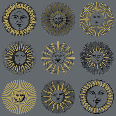 COLE & SON 123/1004.CS.0 SOLI MIDNIGHT & SOFT GOLD Wallpaper - Eade's Wallpaper