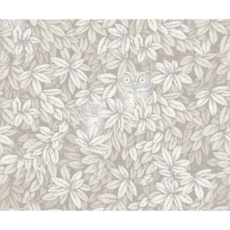 COLE & SON 123/11052.CS.0 FOGLIE E CIVETTE WHITE Wallpaper - Eade's Wallpaper