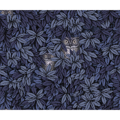 COLE & SON 123/11053.CS.0 FOGLIE E CIVETTE MIDNIGHT Wallpaper - Eade's Wallpaper