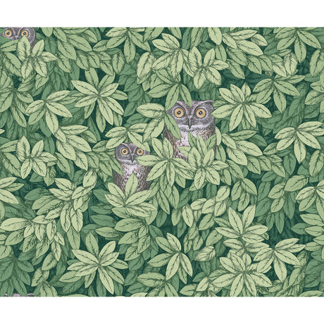 COLE & SON 123/11054.CS.0 FOGLIE E CIVETTE GREEN Wallpaper - Eade's Wallpaper