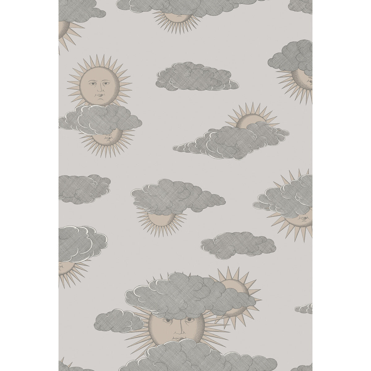COLE & SON 123/2009.CS.0 SOLI E NUVOLE BEIGE Wallpaper - Eade's Wallpaper