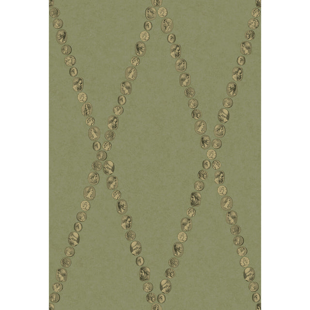 COLE & SON 123/4016.CS.0 CAMMEI OLIVE Wallpaper - Eade's Wallpaper