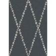 COLE & SON 123/4017.CS.0 CAMMEI SILVER ON INK Wallpaper - Eade's Wallpaper