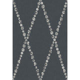 COLE & SON 123/4017.CS.0 CAMMEI SILVER ON INK Wallpaper - Eade's Wallpaper