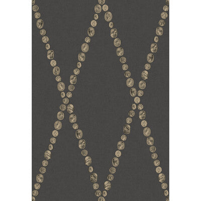 COLE & SON 123/4018.CS.0 CAMMEI GOLD ON CHARCOAL Wallpaper - Eade's Wallpaper