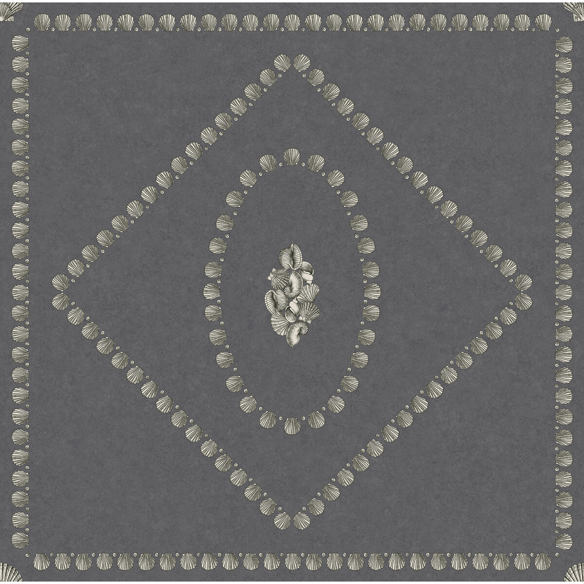 COLE & SON 123/5023.CS.0 CONCHIGLIE CHARCOAL Wallpaper - Eade's Wallpaper