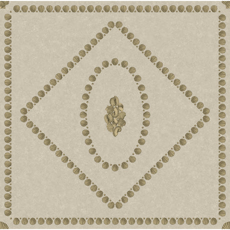 COLE & SON 123/5025.CS.0 CONCHIGLIE GOLD ON STONE Wallpaper - Eade's Wallpaper
