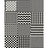 COLE & SON 123/7032.CS.0 GEOMETRICO BLACK & WHITE Wallpaper - Eade's Wallpaper