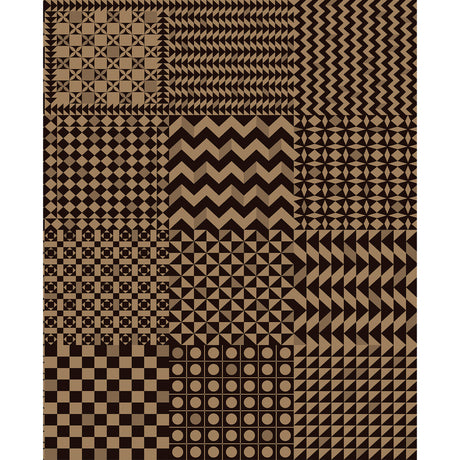 COLE & SON 123/7036.CS.0 GEOMETRICO BLACK & GOLD Wallpaper - Eade's Wallpaper