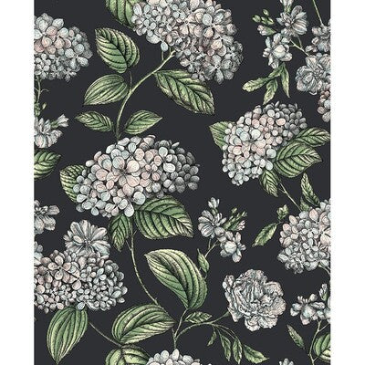 COLE & SON 123/8038.CS.0 RAMO DI ORTENSIA CHARCOAL Wallpaper - Eade's Wallpaper
