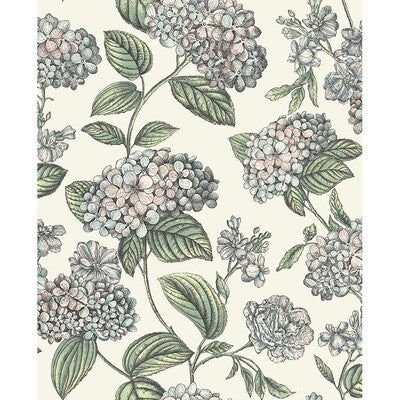 COLE & SON 123/8039.CS.0 RAMO DI ORTENSIA STONE Wallpaper - Eade's Wallpaper