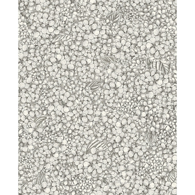 COLE & SON 123/9043.CS.0 ORTENSIA BLACK & WHITE Wallpaper - Eade's Wallpaper