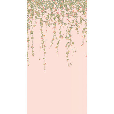 COLE & SON 124/2009.CS.0 HUMMINGBIRDS FLORA PINK Mural - COLE & SON SELECTION OF HUMMINGBIRDS