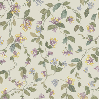 COLE & SON 124/3020.CS.0 FLORA LILAC Fabric - COLE & SON SELECTION OF HUMMINGBIRDS