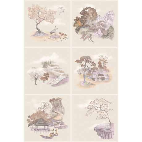 COLE & SON TILE TOILE 126/10037.CS.0 in AUTUMNAL Wallpaper -