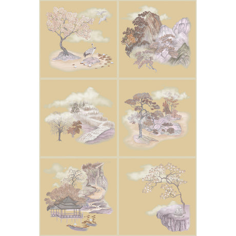 COLE & SON TILE TOILE METALLIC 126/10038.CS.0 in GILDED AUTU