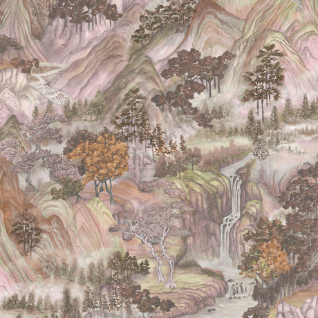 COLE & SON MOUNTAINSCAPE 126/11042.CS.0 in MAPLE Wallpaper -