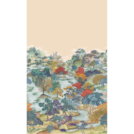 COLE & SON PAVILION PANEL 126/12044.CS.0 in SOFT MAPLE Mural