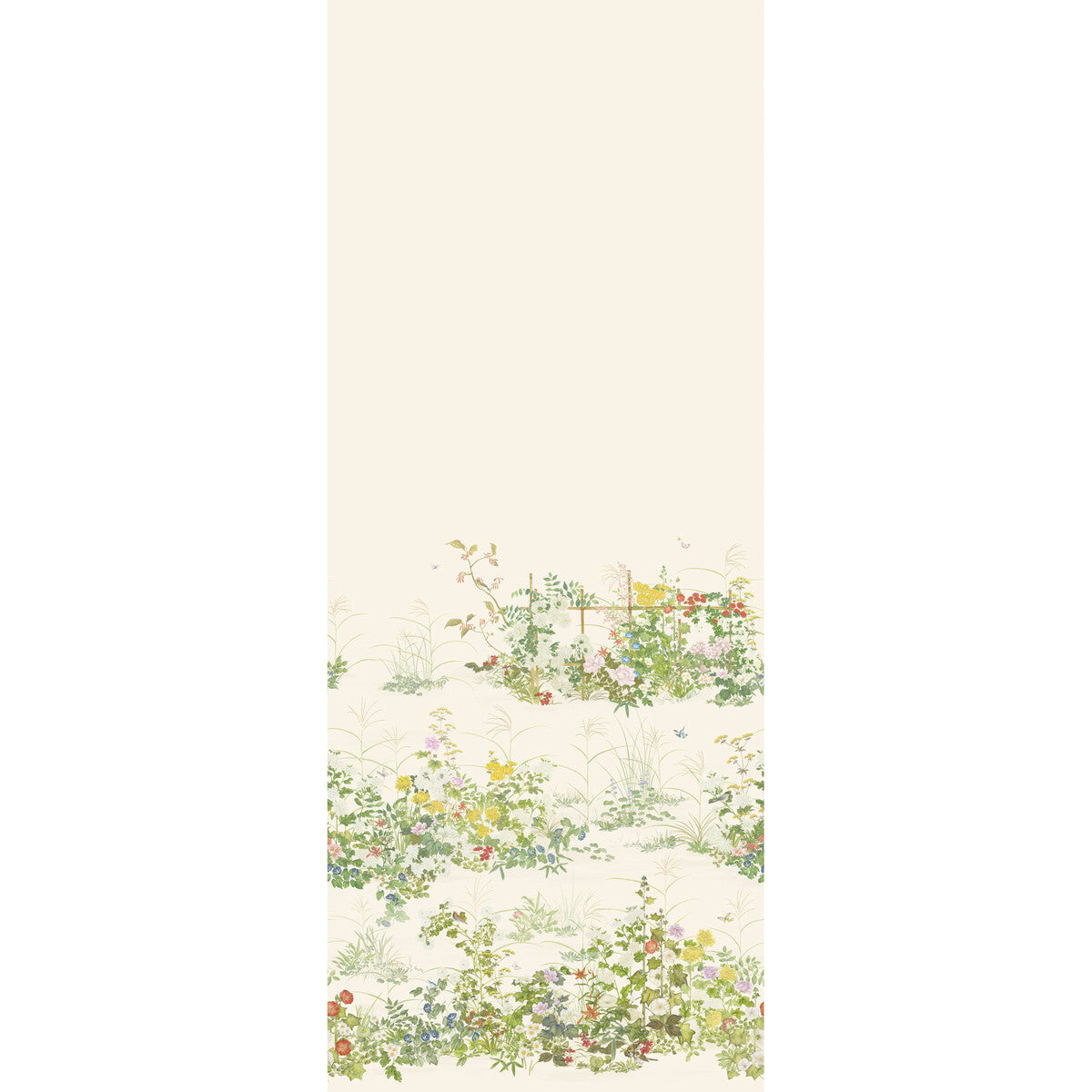 COLE & SON SCENIC FLORA 126/7026.CS.0 in NATURAL WHITE Mural