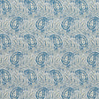 Schumacher Whittaker Paisley Indigo Fabric - Eade's Wallpaper