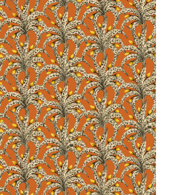 COLE & SON AFRIKA DAMASK 129/5018.CS.0 in TANGERINE Wallpape