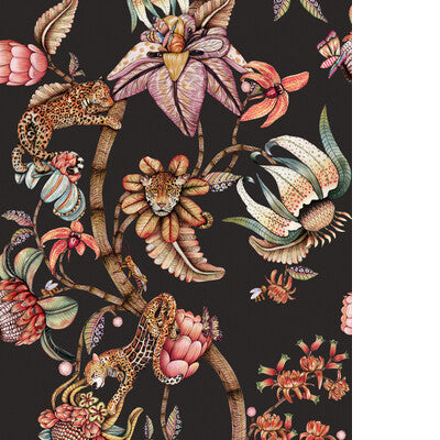 COLE & SON PROTEA PANTHERA 129/6023.CS.0 in ONYX Wallpaper -