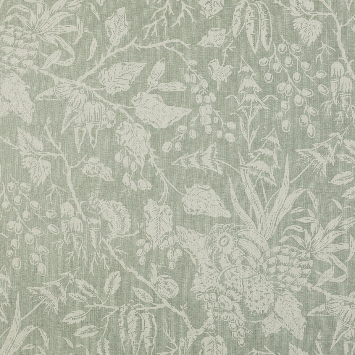 Schumacher 12N02 PUCK in FOG Fabric - RAOUL TEXTILES