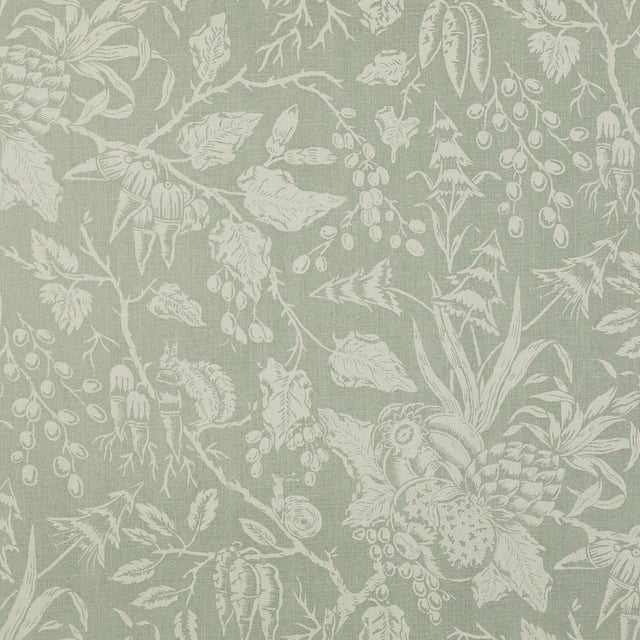 Schumacher 12N02 PUCK in FOG Fabric - RAOUL TEXTILES