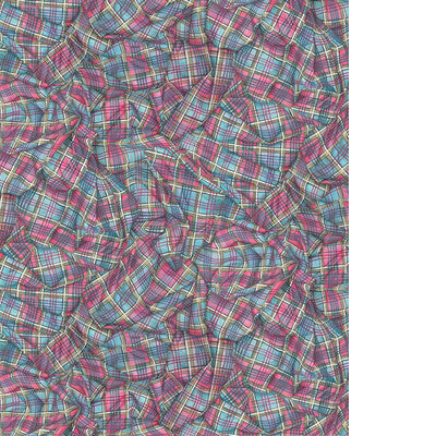 COLE & SON DRAPED TARTAN 130/2006.CS.0 in MAGENTA Wallpaper 