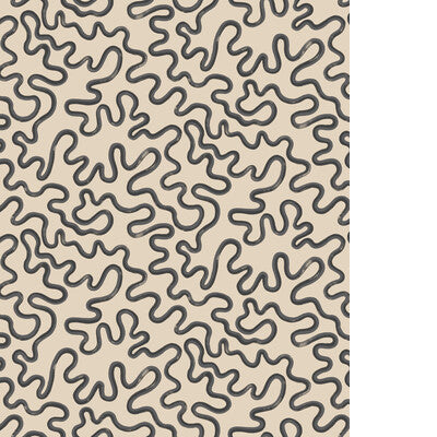 COLE & SON RAINFOREST SQUIGGLE 130/8027.CS.0 in CHARCOAL Wal