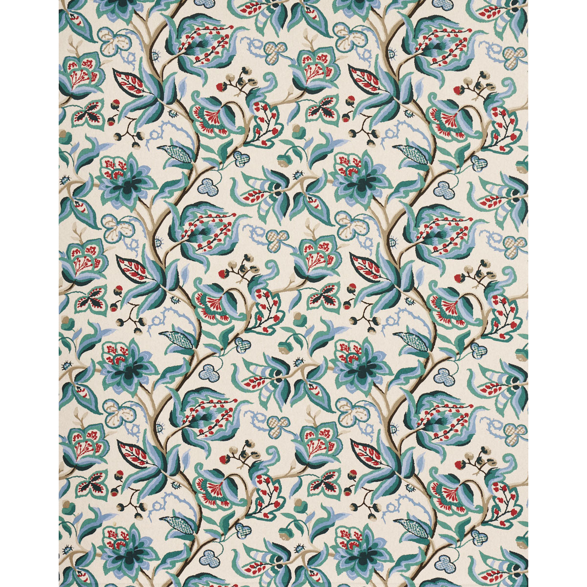 Schumacher Alexandra Vine Document Fabric
