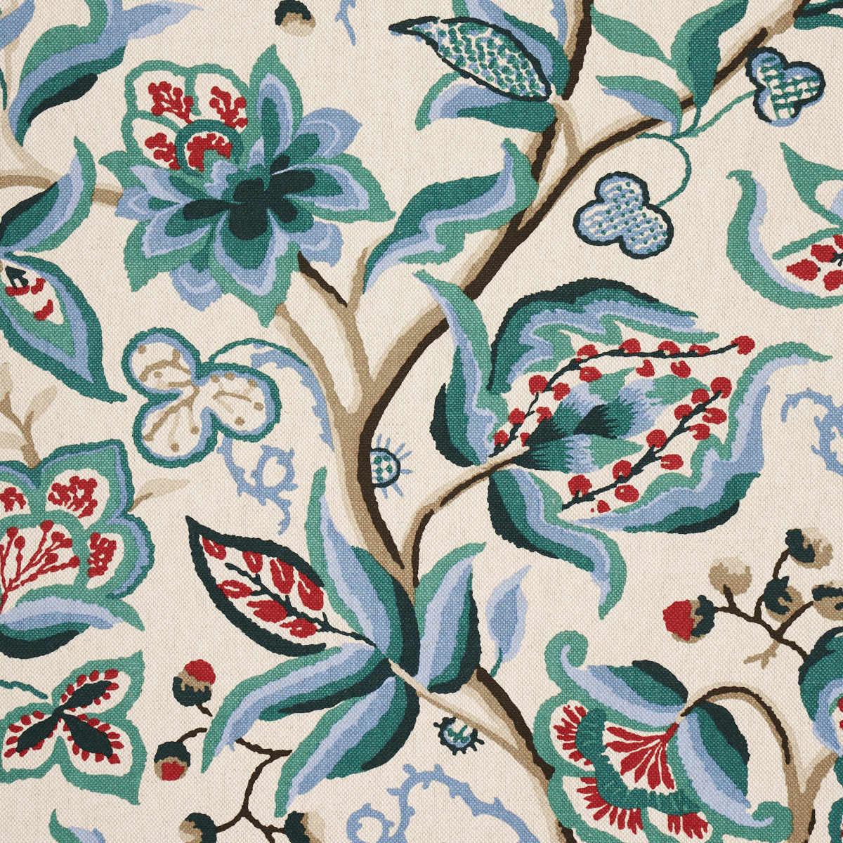 Schumacher Alexandra Vine Document Fabric
