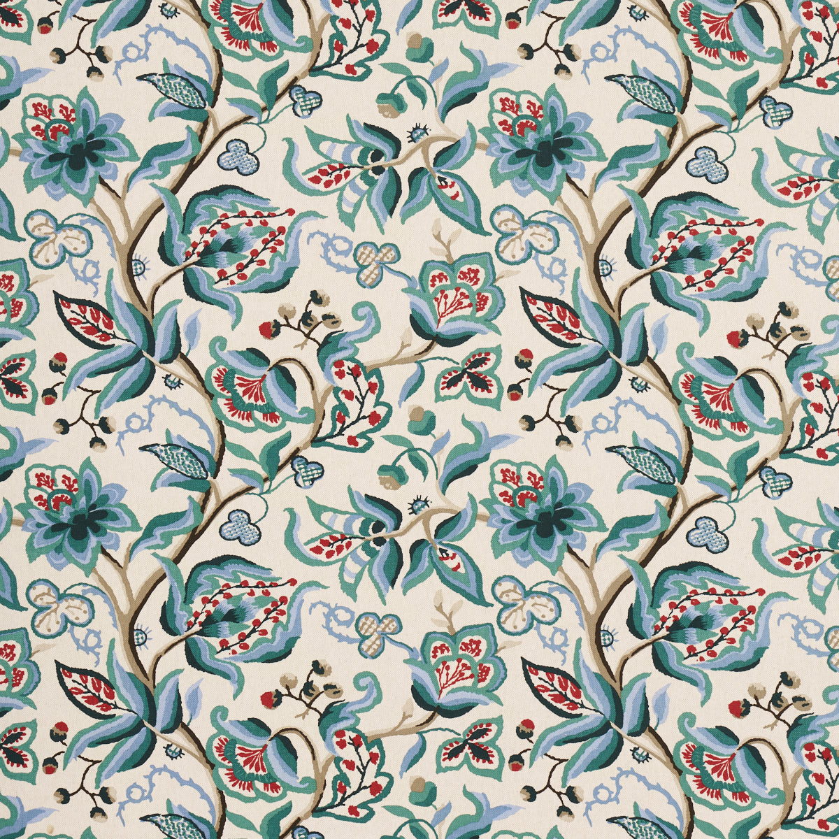 Schumacher Alexandra Vine Document Fabric