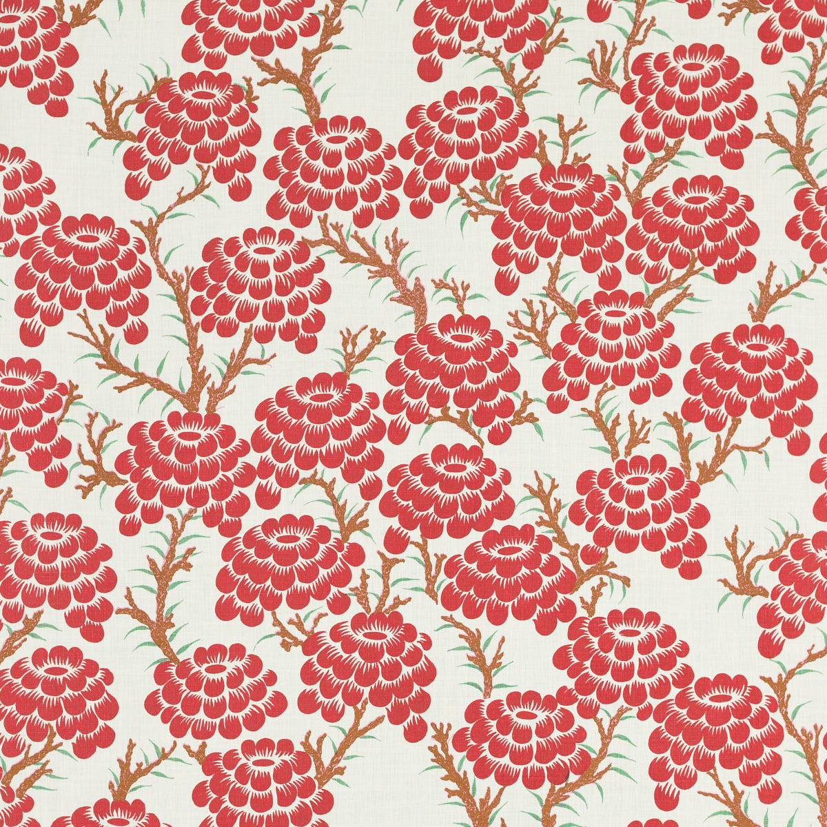 Schumacher 132B81 KALA in PLUM Fabric - RAOUL TEXTILES