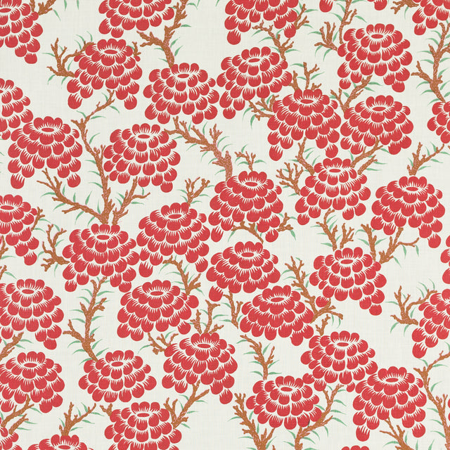 Schumacher 132B81 KALA in PLUM Fabric - RAOUL TEXTILES
