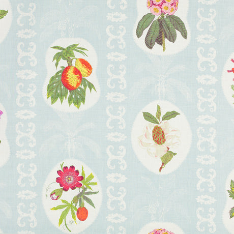 Schumacher 137B80 MARTINIQUE in SEA Fabric - RAOUL TEXTILES