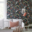 Schumacher 1452 HOPPMOSSE in MIDNIGHT Wallpaper - BORÃ…STAPE