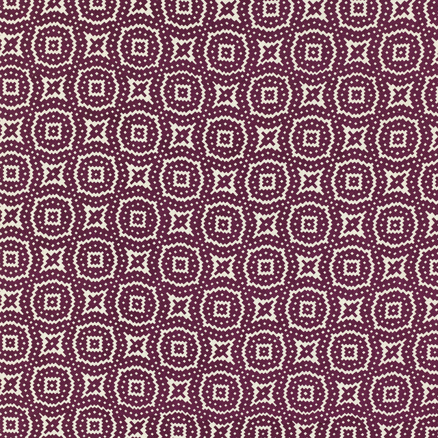 Schumacher 145N27 JAVA in EGGPLANT Fabric - RAOUL TEXTILES