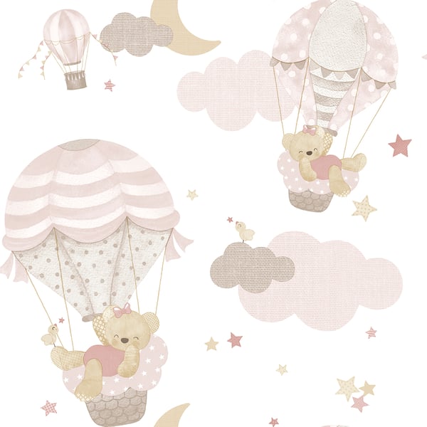 Galerie 14818 Pink Hot Air Balloons