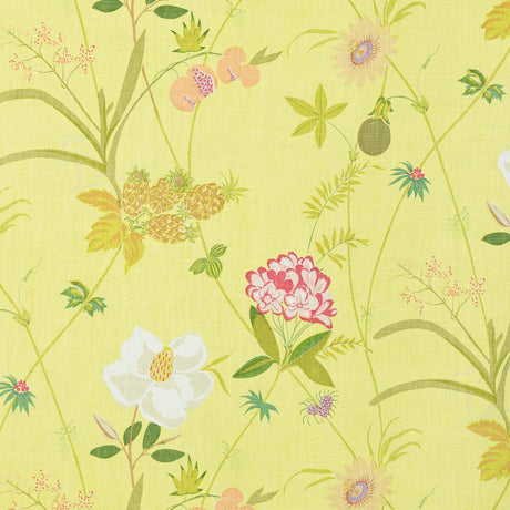 Schumacher 151B49 SECRET GARDEN BY RAOUL in LIMON Fabric - R