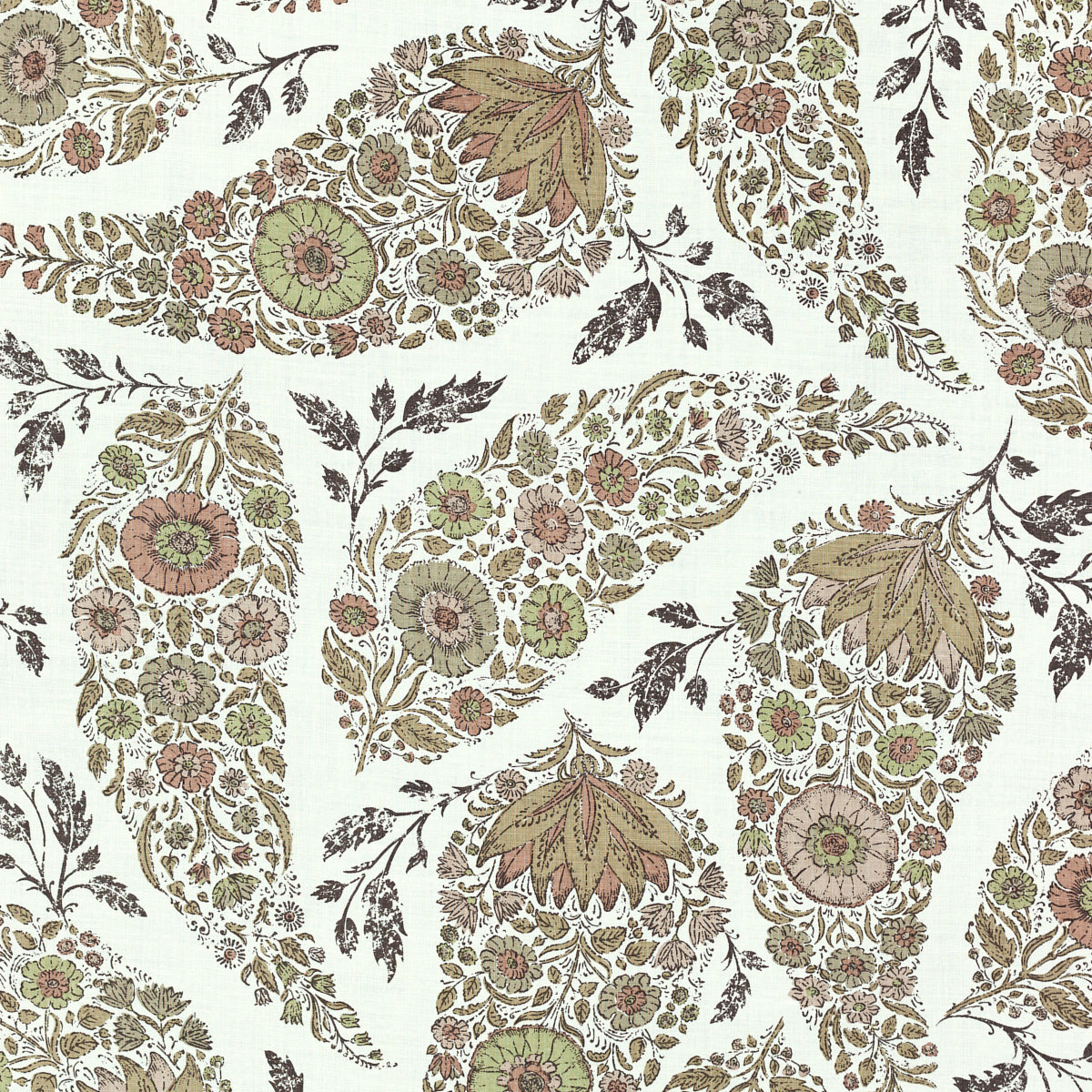 Schumacher 152B95 KASHMIR in DRIFTWOOD Fabric - RAOUL TEXTIL