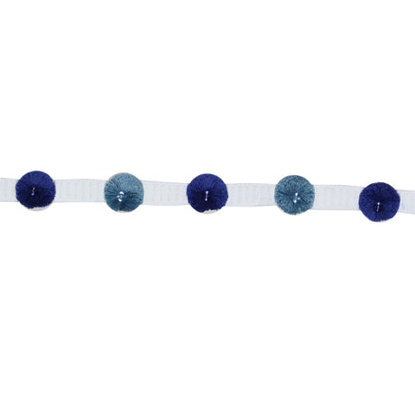RM Coco BD105 BORDER 1" GROTTO BLUE - Eade's