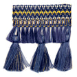 RM Coco T1094 TASSEL FRINGE PETROL - Eade's