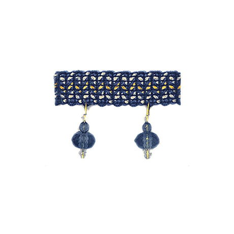 RM Coco T1095 BEADED FRINGE PETROL - Eade's