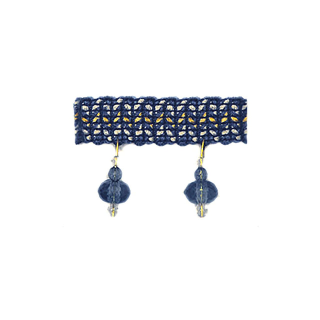 RM Coco T1095 BEADED FRINGE PETROL - Eade's